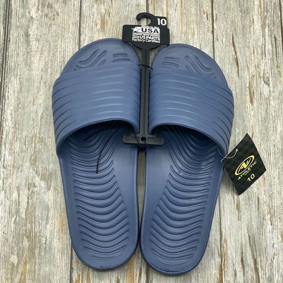 Men’s Comfy Tunnel Slide Sandals Shoes Size 10 - Picture 1 of 10